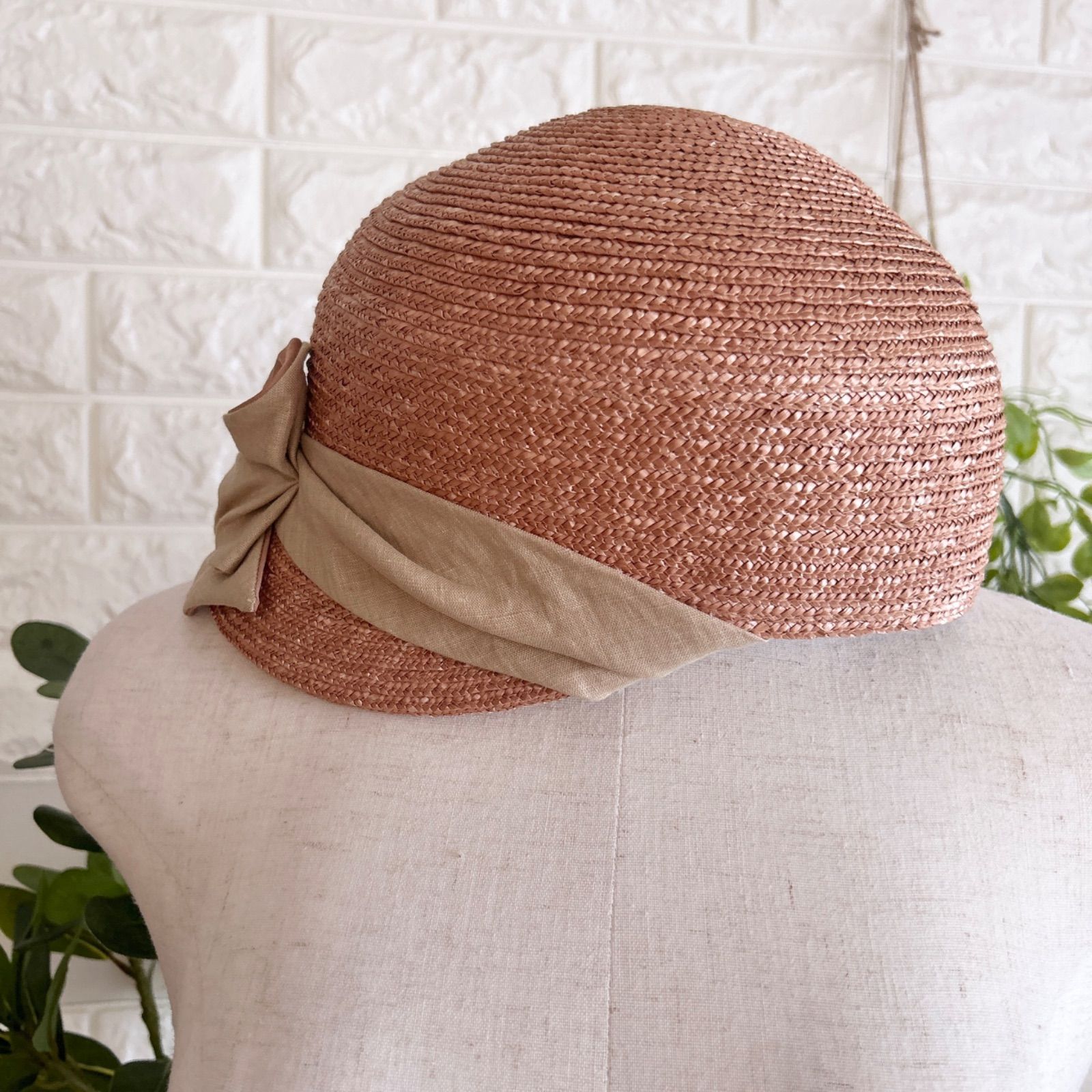 CA4LA アトリエメイド 麦わら帽子 リボン CA4LA 麦わら帽子 CA4LA アトリエメイド 麦わら帽子 リボン CA4LA