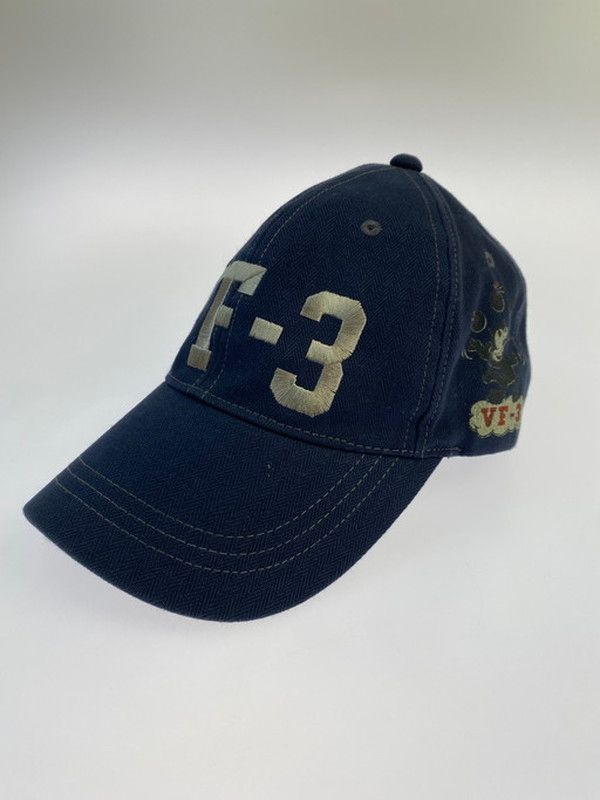 TOYS MCCOY AIRMAN S TOGS VF-3 CAP トイズマッコイ キャップ 帽子 ネイビー メンズ|レディース 185-250416-yn-02-min