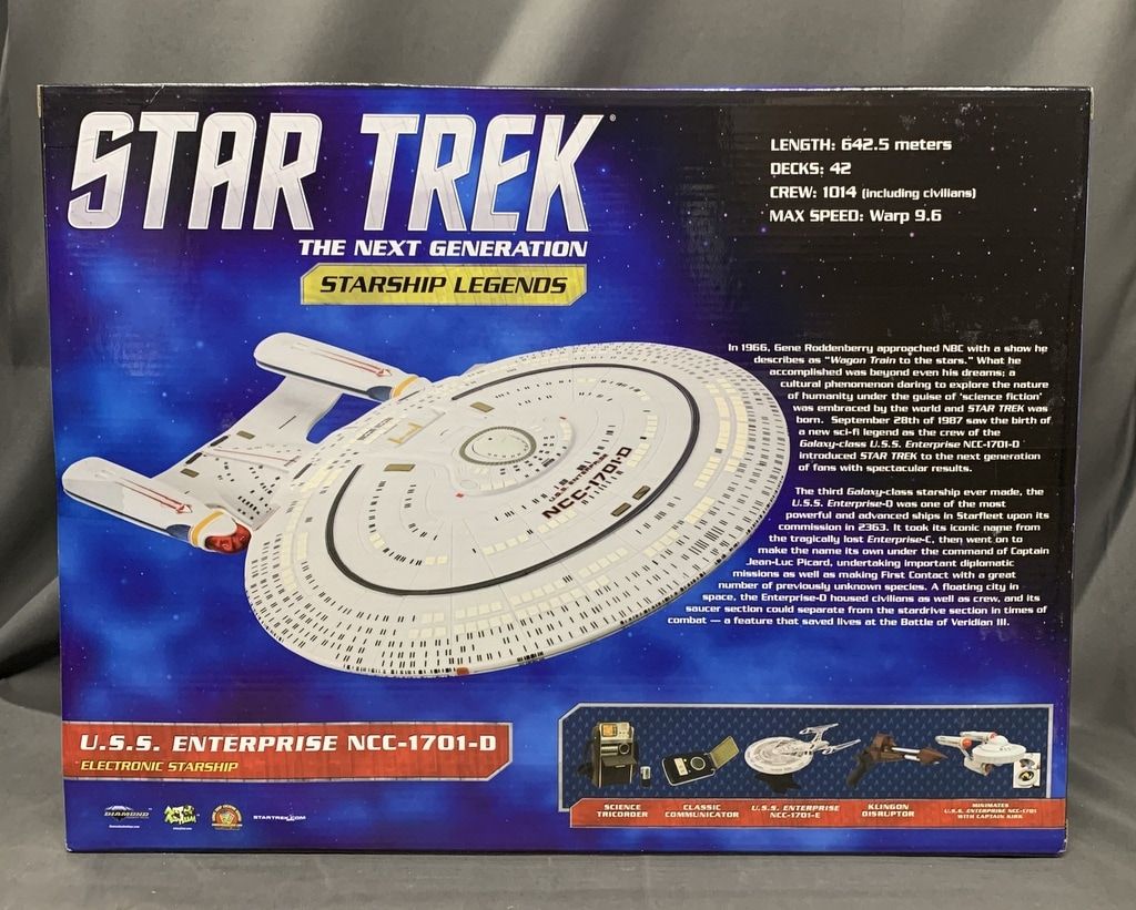 DIAMOND SELECT STARSHIP LEGENDS USS ENTERPRISE NCC-1701-D(FROM ALL