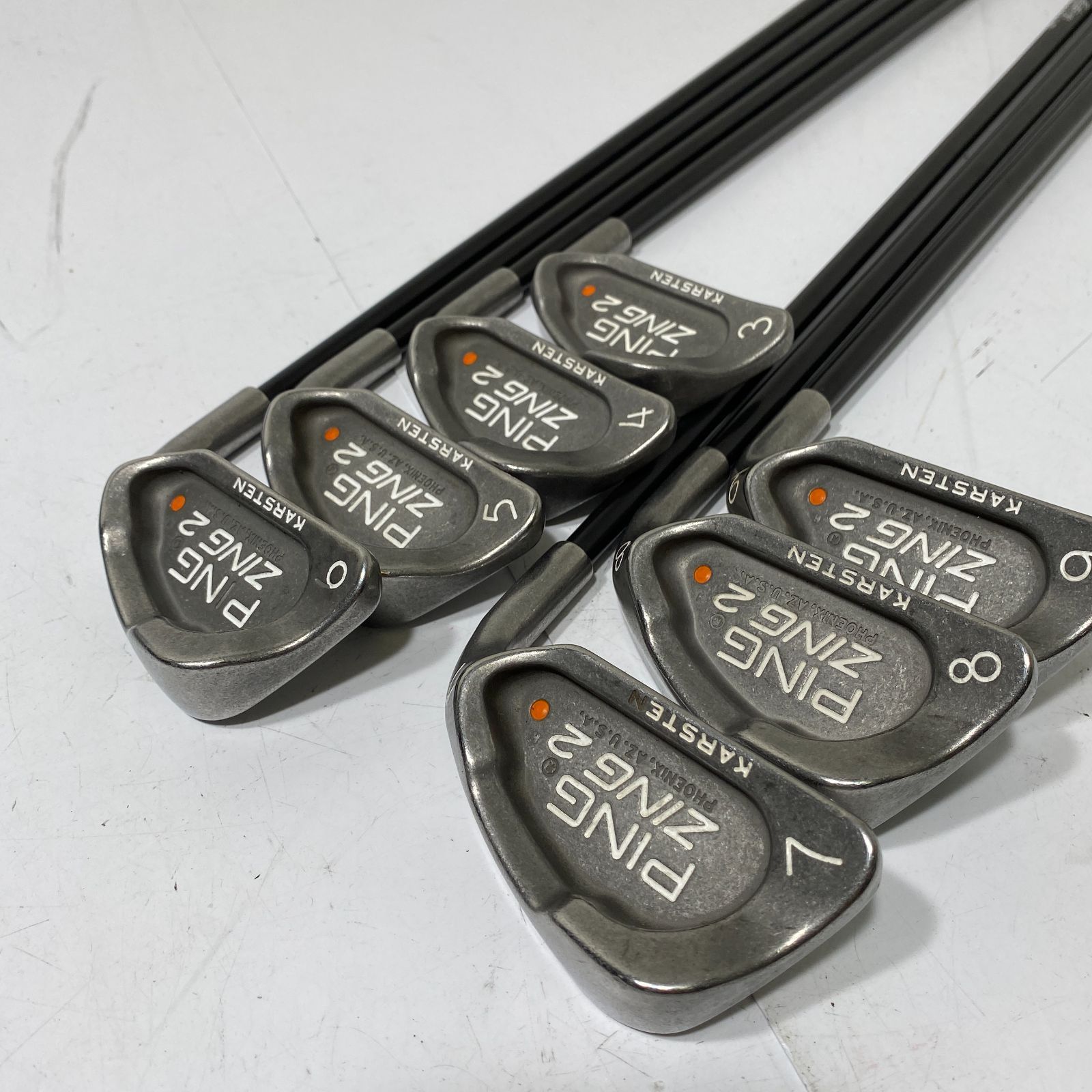PING ZING2 KARSTEN 7本セット PING ZING2 ピン ジング2 KARSTEN アイアン7本セット ♯3-♯9赤ドット