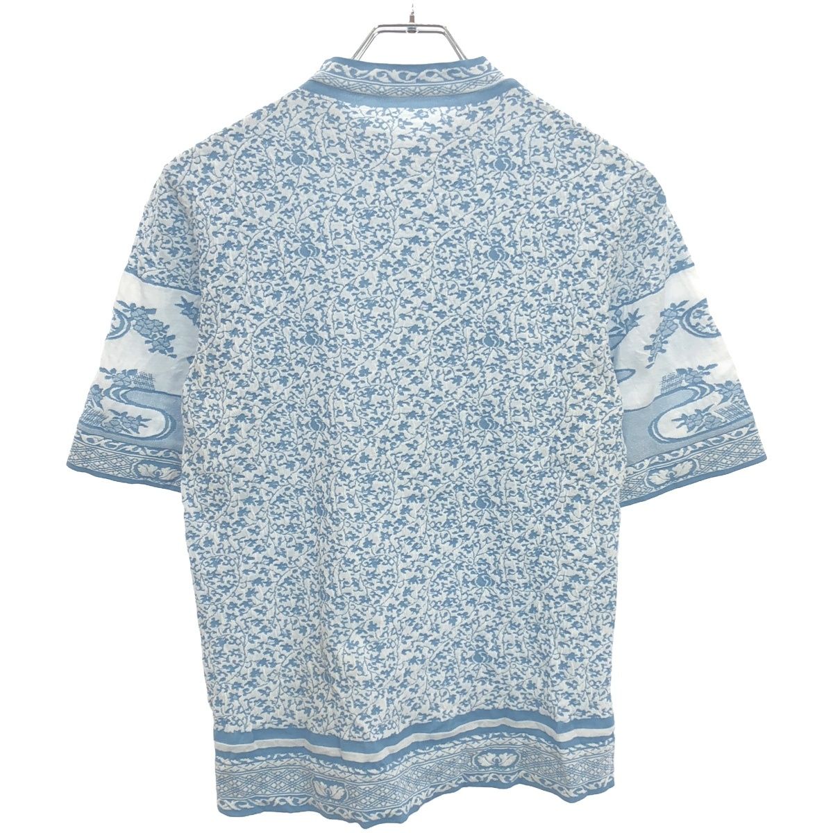 mame kurogouchi 24SS 伊万里アシンメトリーニット Landscape Graphic