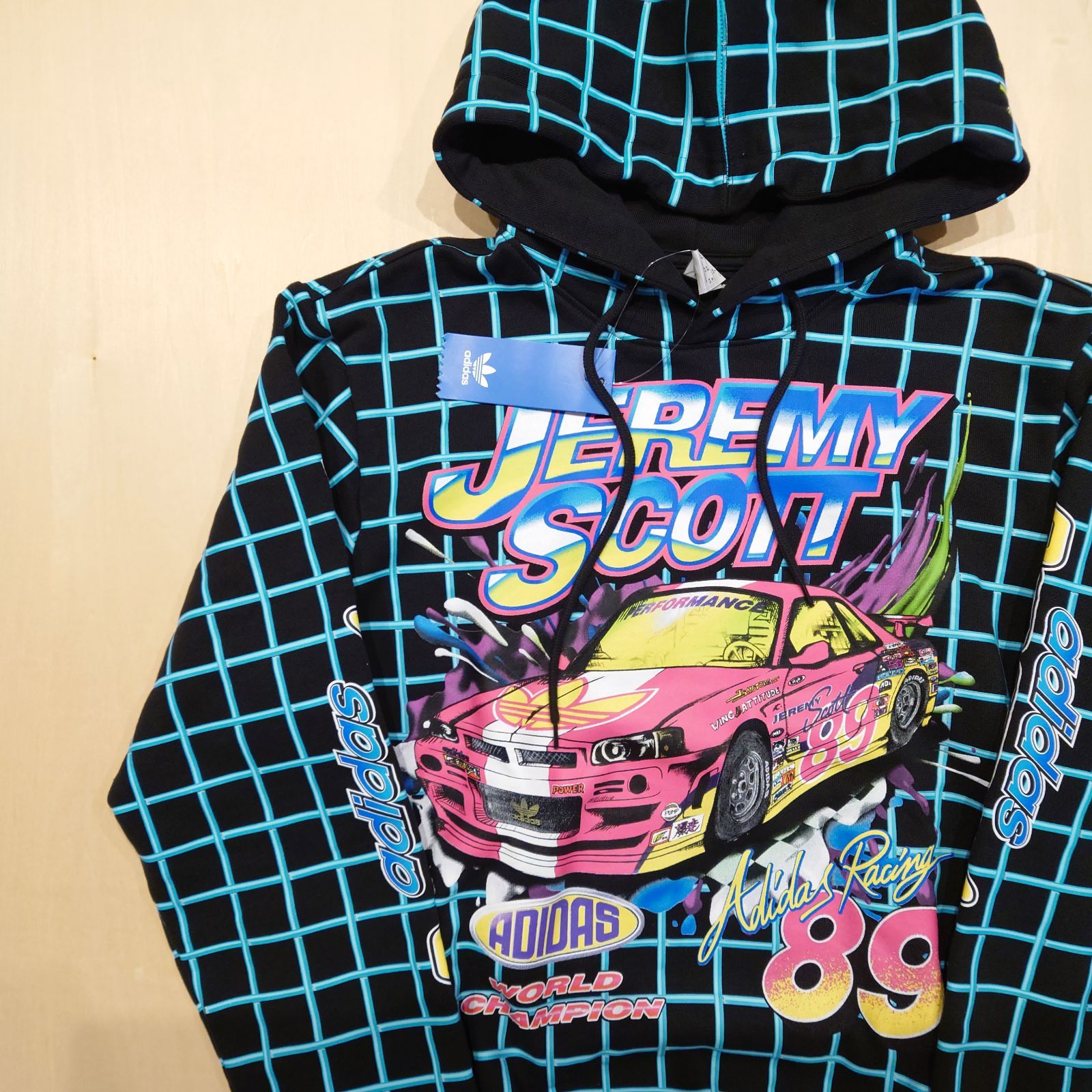 adidas パーカー jeremy scott 22SS RALLY HOODY 未使用新品 アディダス ジェレミースコット 2401 - メルカリ