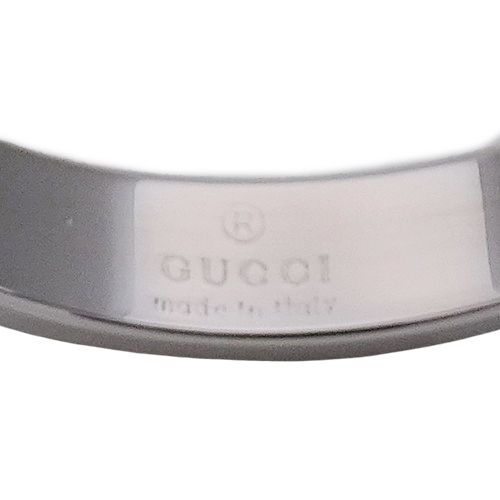 GUCCI750リング グッチ GUCCI グッチ 750 18金ホワイトゴールド アイコン リング 指輪