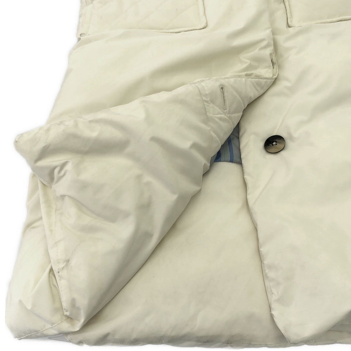 GANNI ガニー パデッド ロングコート GANNI ガニー パデットロングコート ホワイト XXS/XS - メルカリ