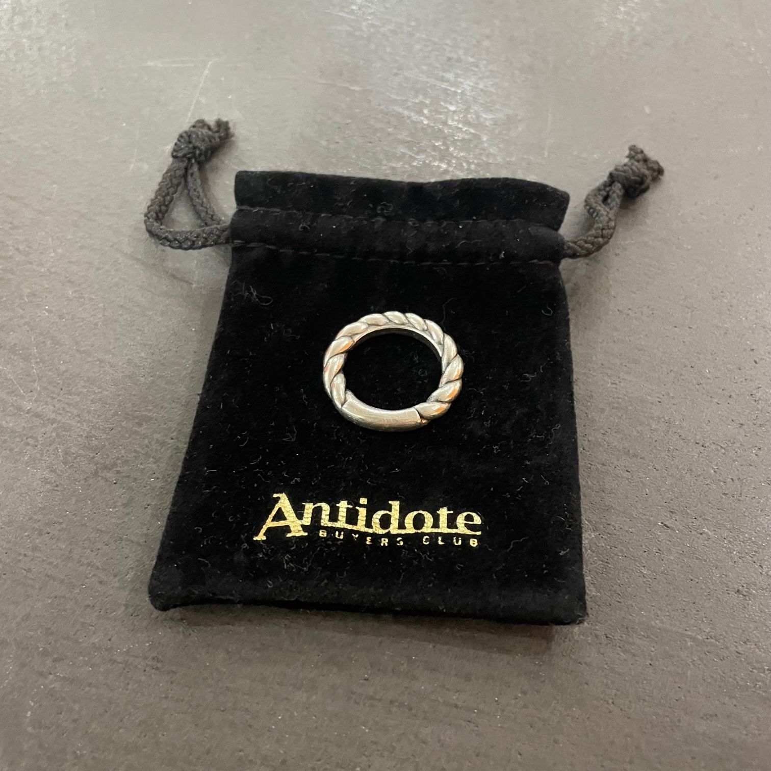 定価31900円 ANTIDOTE BUYERS CLUB Twist Ring RX-01-702 ツイスト 
