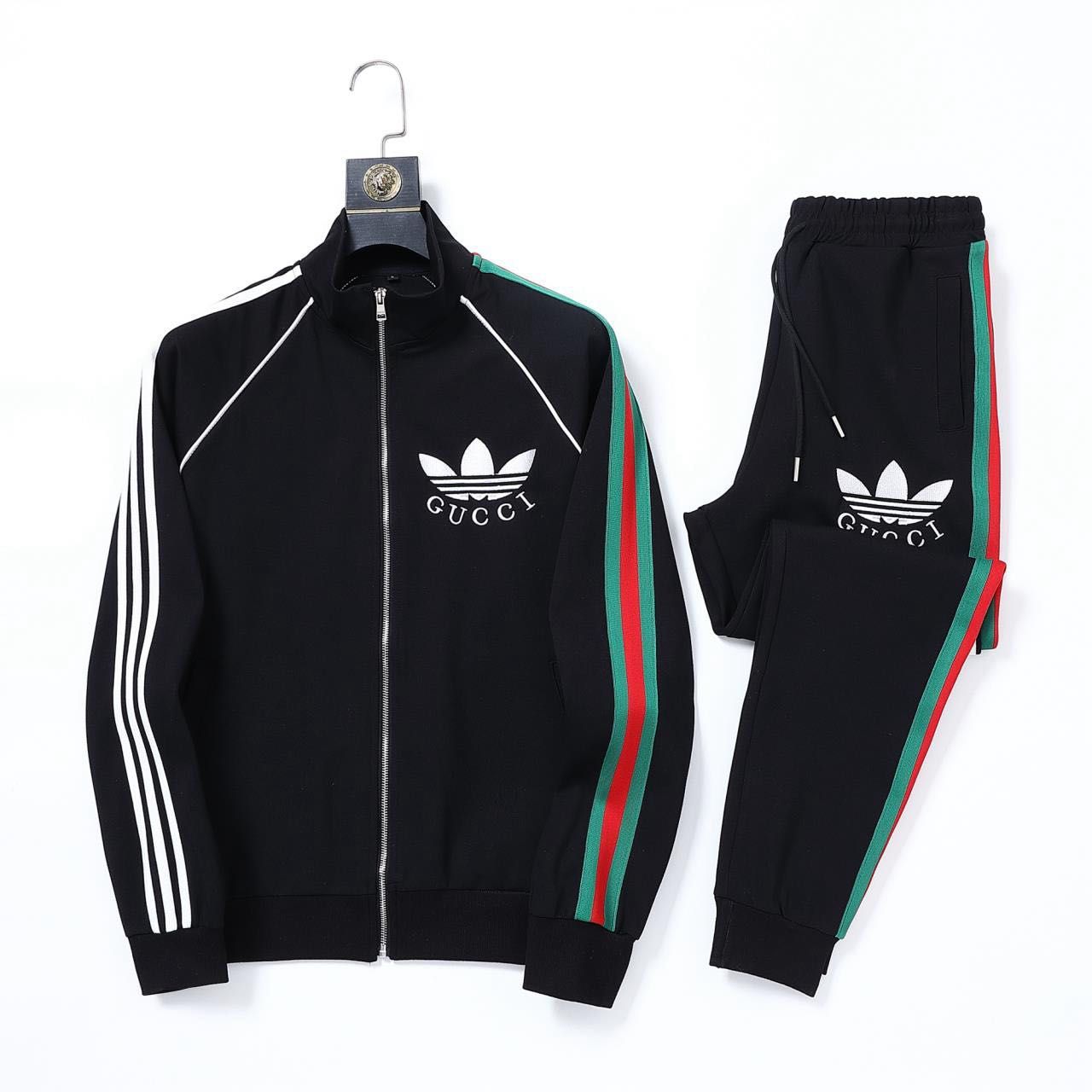 新品未使用 Gucci x Adidas スポーツウェアセット 上下 2点セット セットアップ - メルカリ