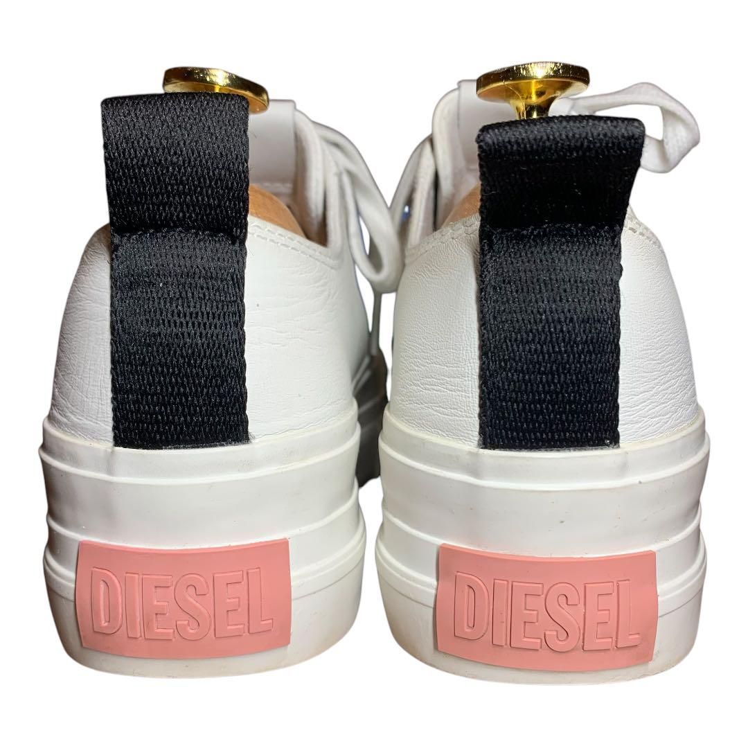 DIESEL 厚底スニーカー S-JOMUA LC ホワイト レザー 24.5 - メルカリ