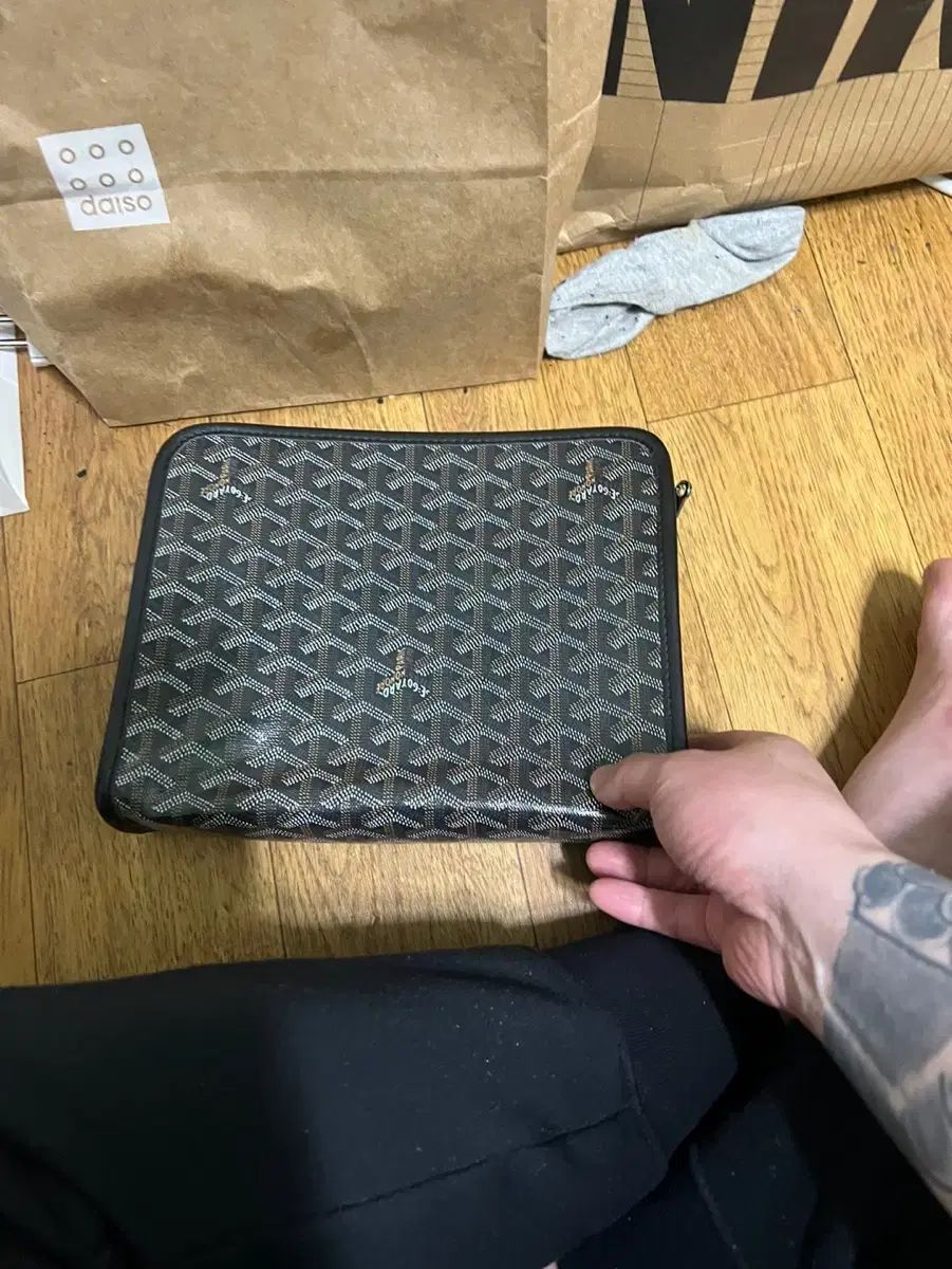 ゴヤール goyard ジュバンス　クラッチ 極美品 GOYARD ゴヤール クラッチバッグ ジュバンス MM ポーチ