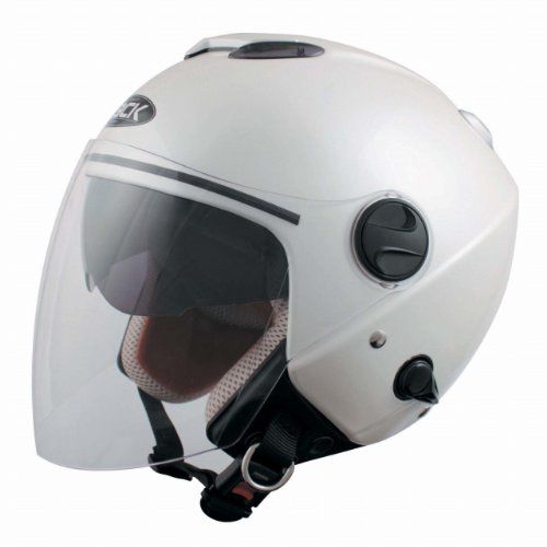 TNK工業 バイクヘルメット スピードピット ZJ-2 ZACKジェット パールホワイト フリー(58-59) 50838 バイク用品 （1点）