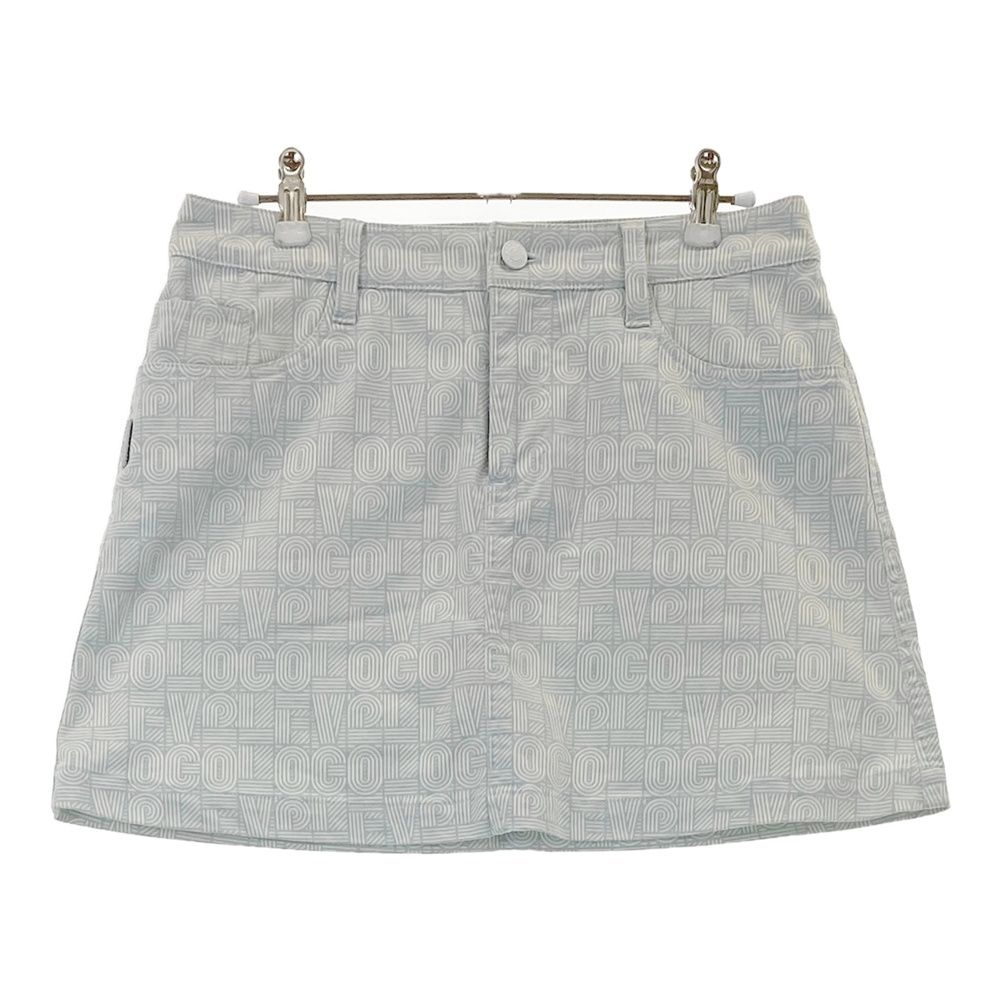 サイズ：2 JACK BUNNY ジャックバニー  インナー付 ストレッチスカート 総柄 ブルー系 [240101528937] ゴルフウェア レディース ストスト