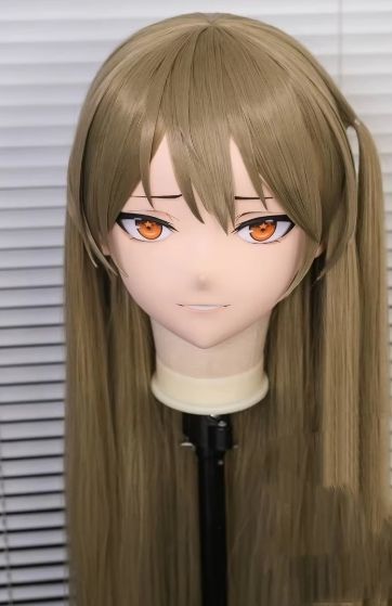 全頭マスク カツラ付き ロック付き NO.88 フルマスク ドール ヘッド