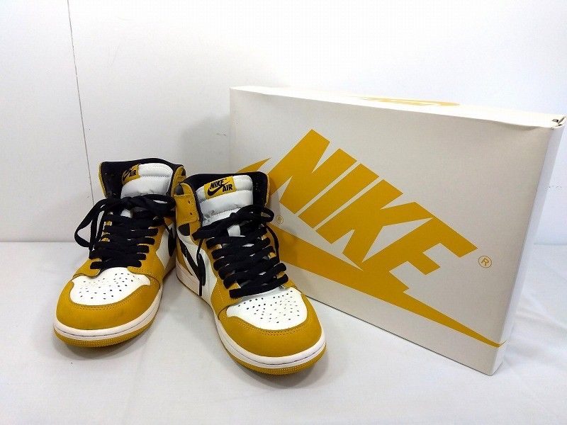 s25g-744k NIKE ナイキ AIR JORDAN 1 RETRO HIGH OG エアジョーダン 1 レトロ ハイ オリジナル DZ5485-701 26.5cm イエロー