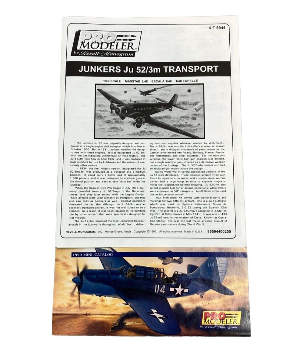 レベル モノグラム 1/48 ユンカース Ju52/3m Transport レベル モノグラム 1/48 ユンカース Ju52/3m Transport 安い