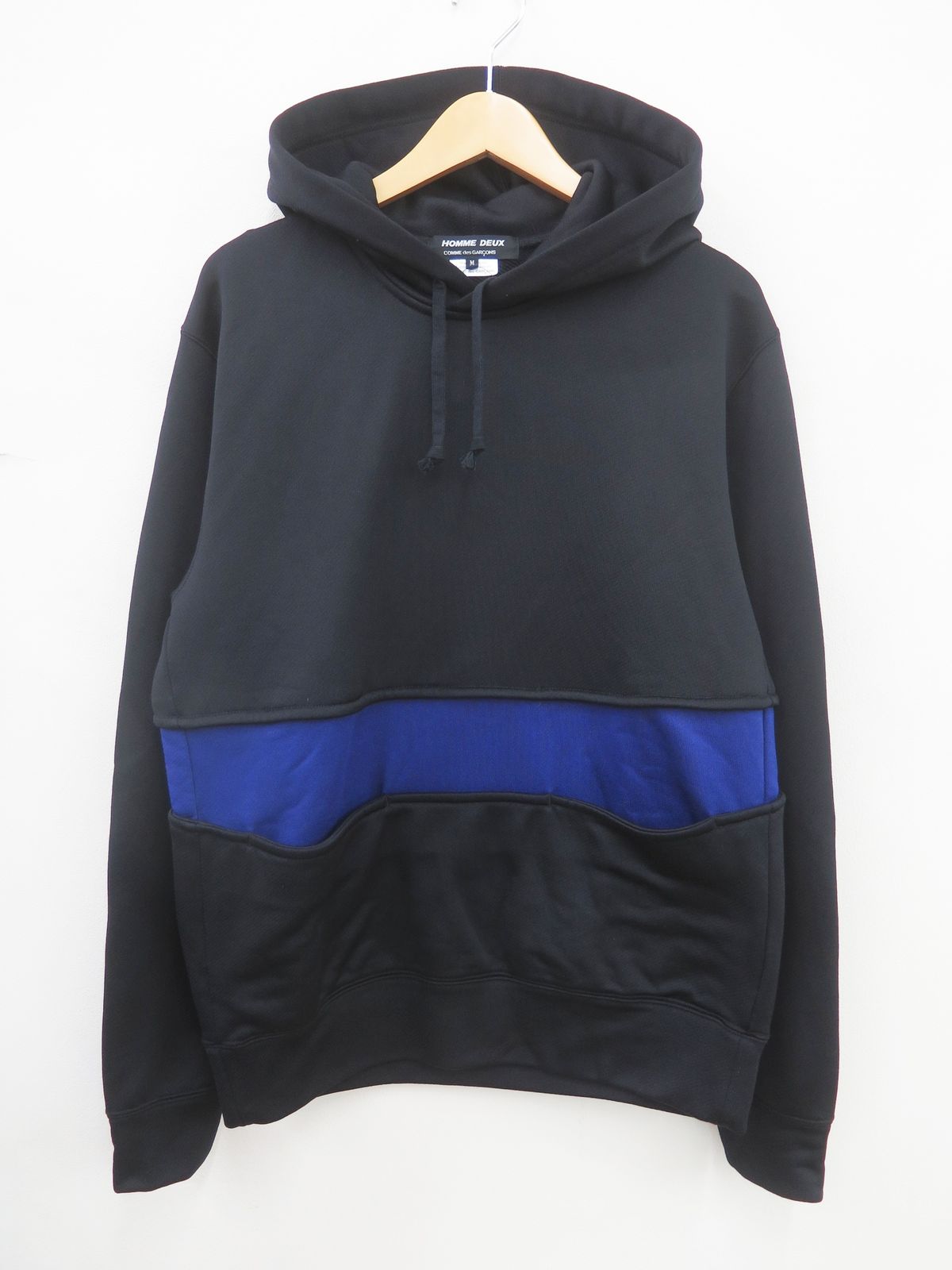 COMME des GARCONS HOMME DEUX コムデギャルソンオムドゥ DL-T001 23AW 切替 プルオーバーパーカー Ｍ