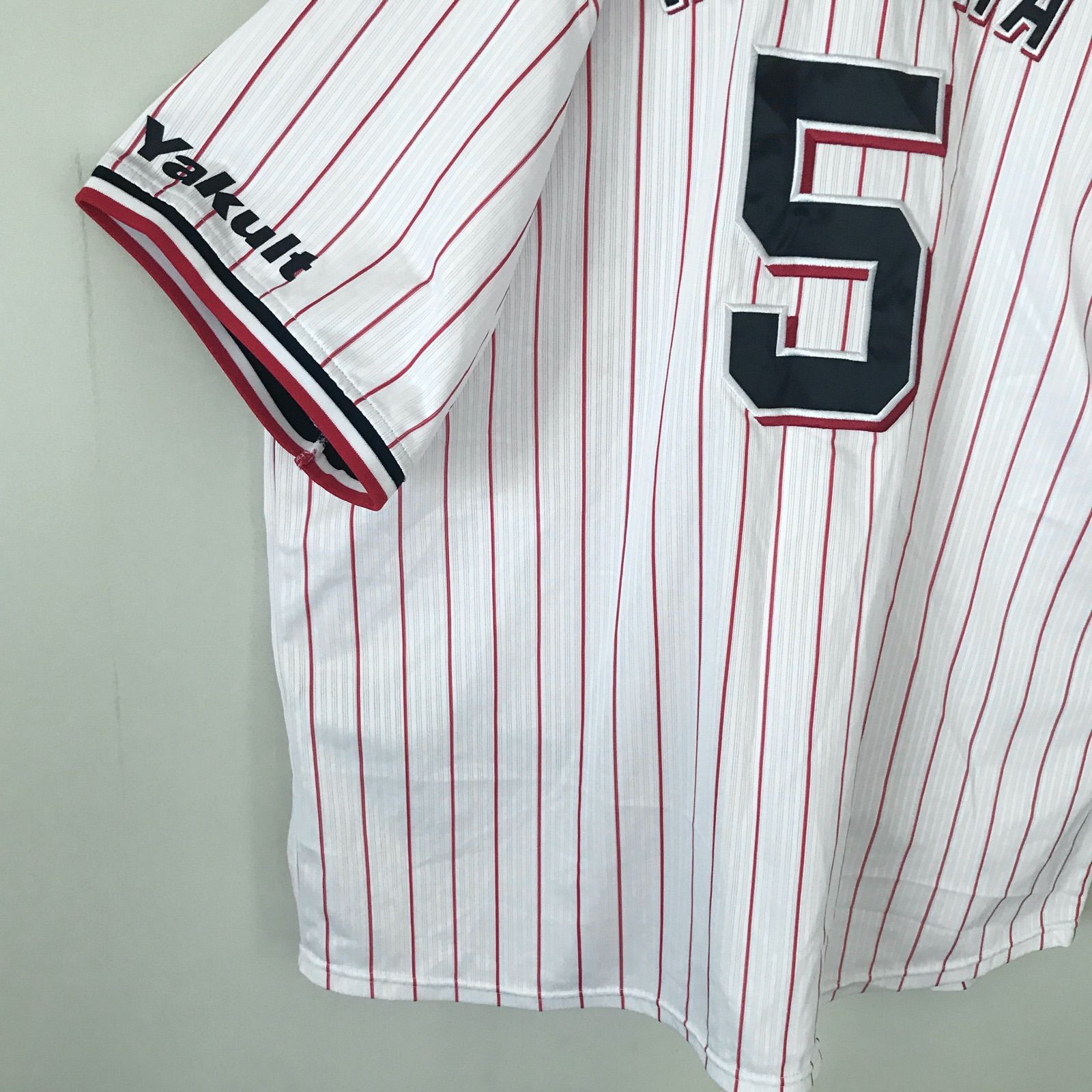 Majestic - 【希少】川端慎吾選手 東京ヤクルトスワローズ 2016CREW ユニフォーム Majestic - 【希少】川端慎吾選手 東京ヤクルトスワローズ