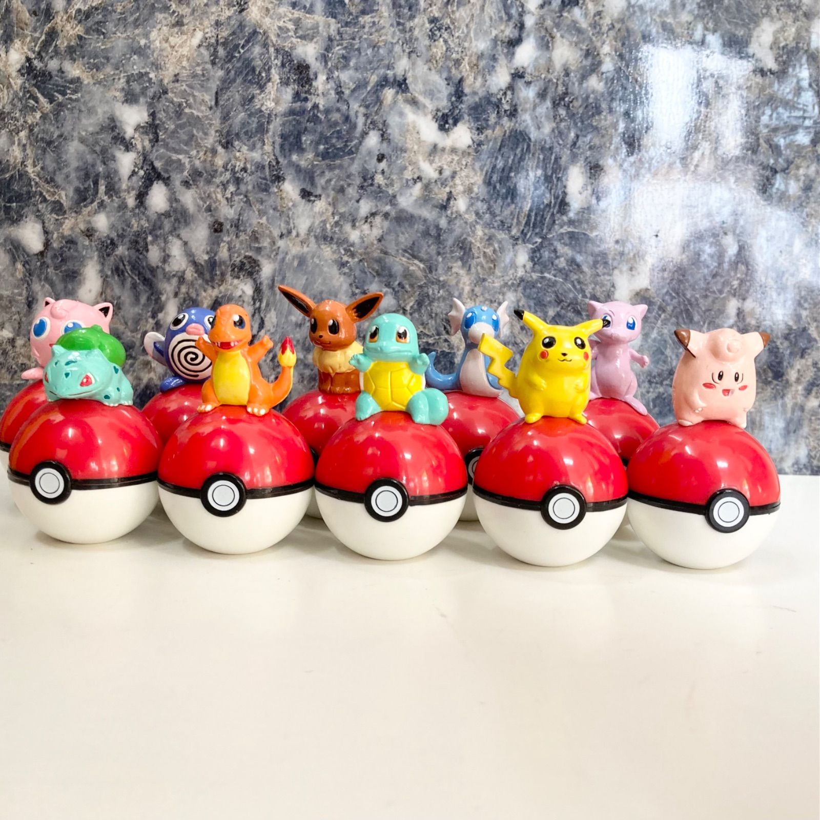 ポケモンでポン ポケモンスタンプ バンダイ 食玩 セミコンプ フルコンプ フルコンプ】全10種類 ポケットモンスター ローラースタンプ ポケモン