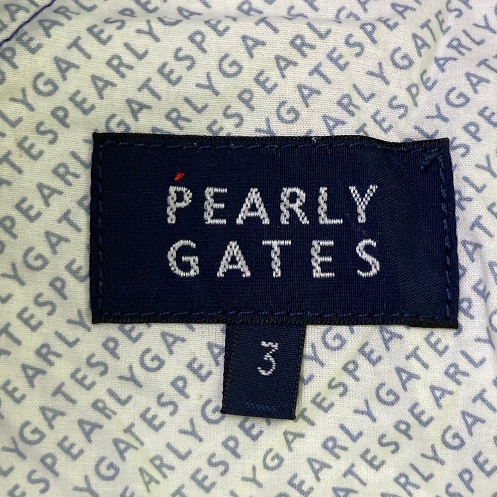 サイズ：3 PEARLY GATES パーリーゲイツ ハーフパンツ パープル系