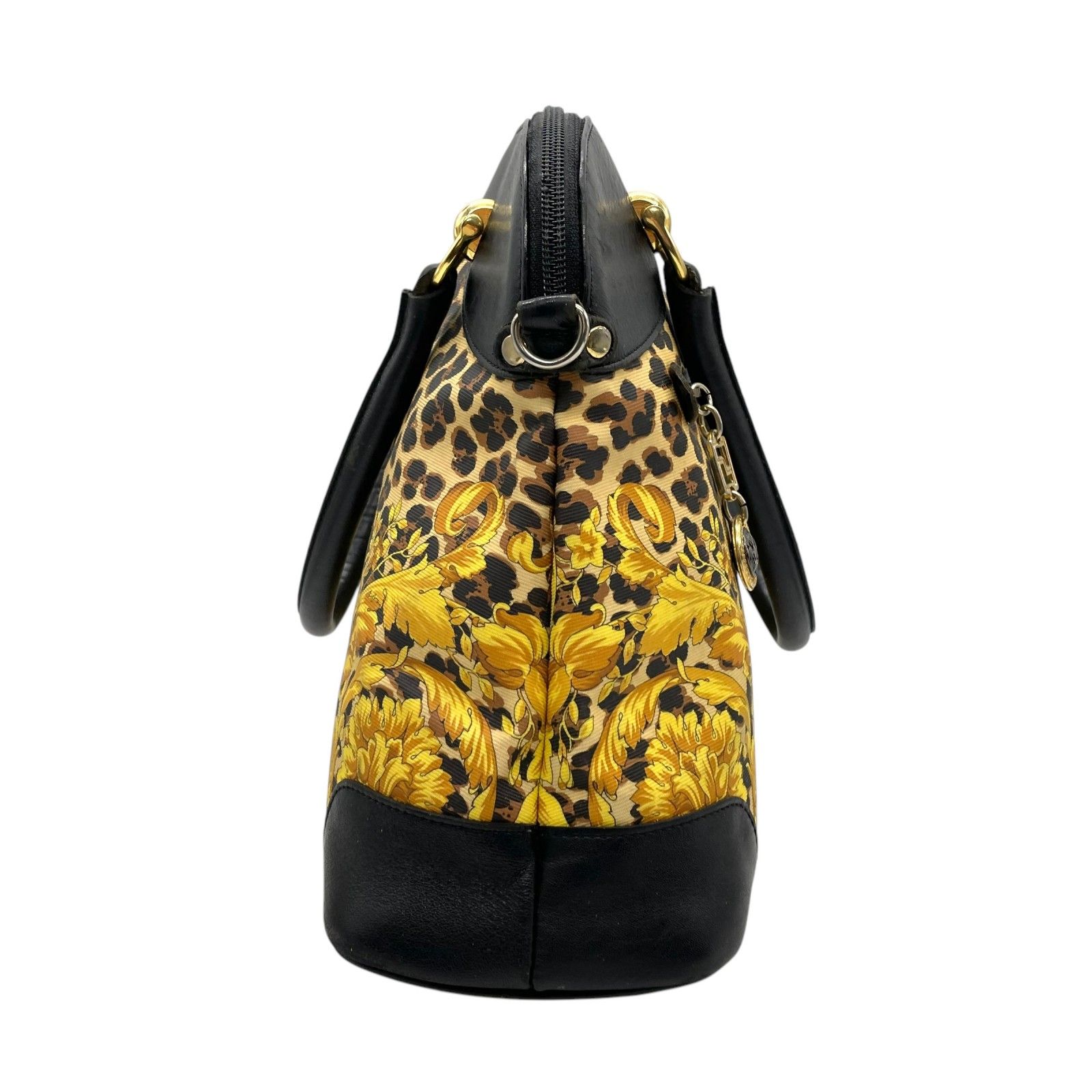 Gianni Versace ジャンニ・ヴェルサーチ ハンドバッグ　レオパード柄 ジャンニ ヴェルサーチ GIANNI VERSACE レオパード ハンドバッグ