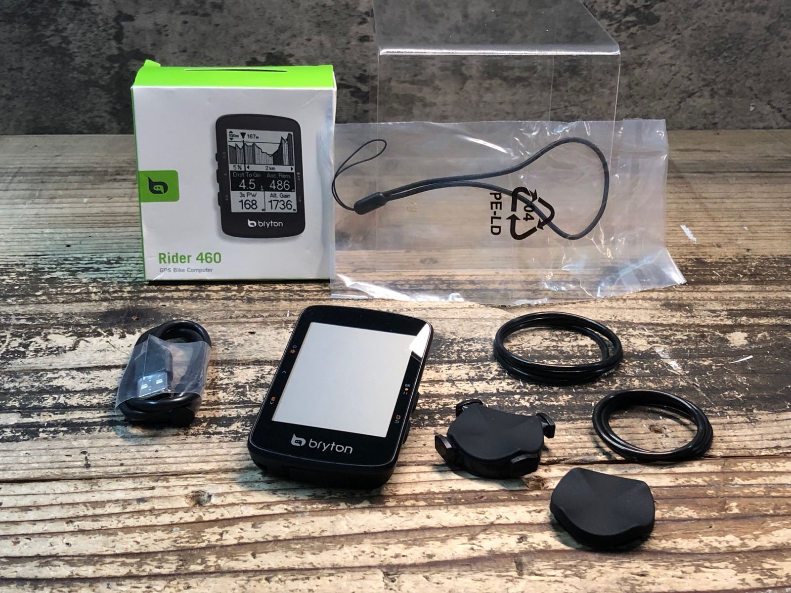 JB540 ブライトン Bryton Rider 460E サイクルコンピューター 動作 済