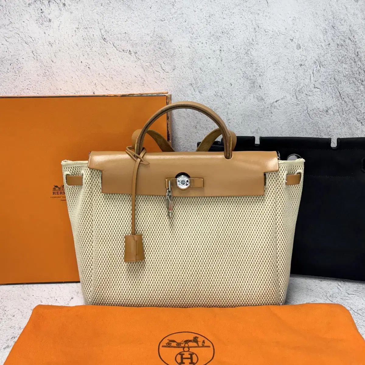 Hermes エルメス エルバッグ 31 PM ツーウェイ ２WAY ショルダーバッグ ベトン シルバー金具