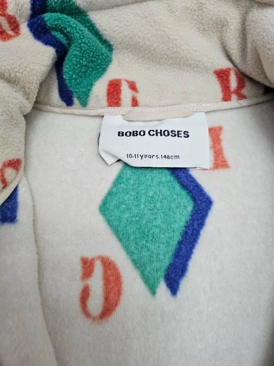 ボボショーズ パターン フリース ジュニア ジャケット