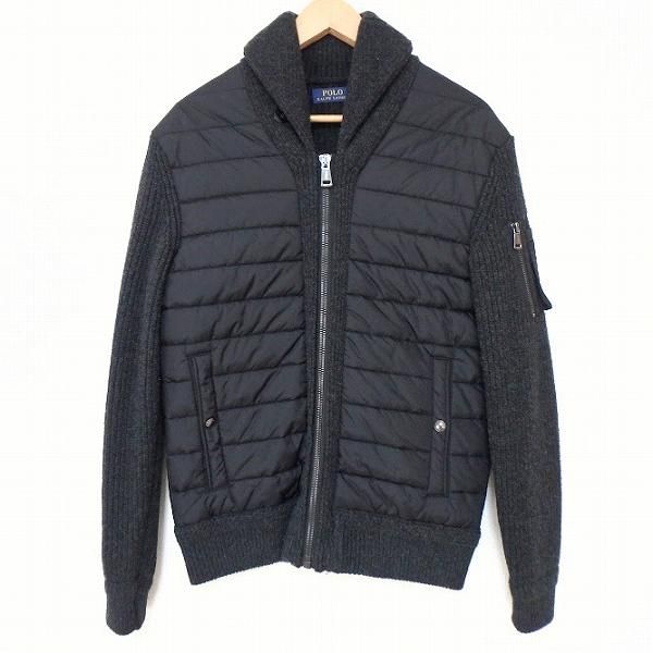 wnc ポロラルフローレン POLO RALPH LAUREN ジャケット XS 黒系 ニット