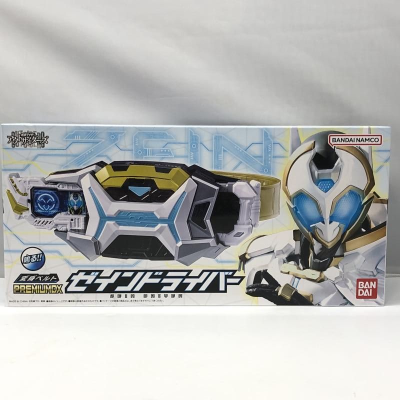PREMIUM DX ゼインドライバー アウトサイダーズ 最終値下げ 仮面ライダーアウトサイダーズ』より、仮面ライダーゼインの変身