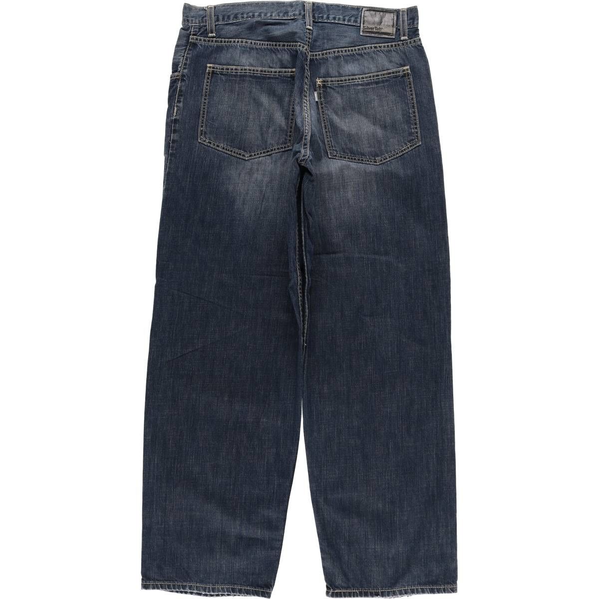 古着 00年代 リーバイス Levi s SILVER TAB シルバータブ BAGGY バギー テーパードデニムパンツ メンズw34相当 evb031817