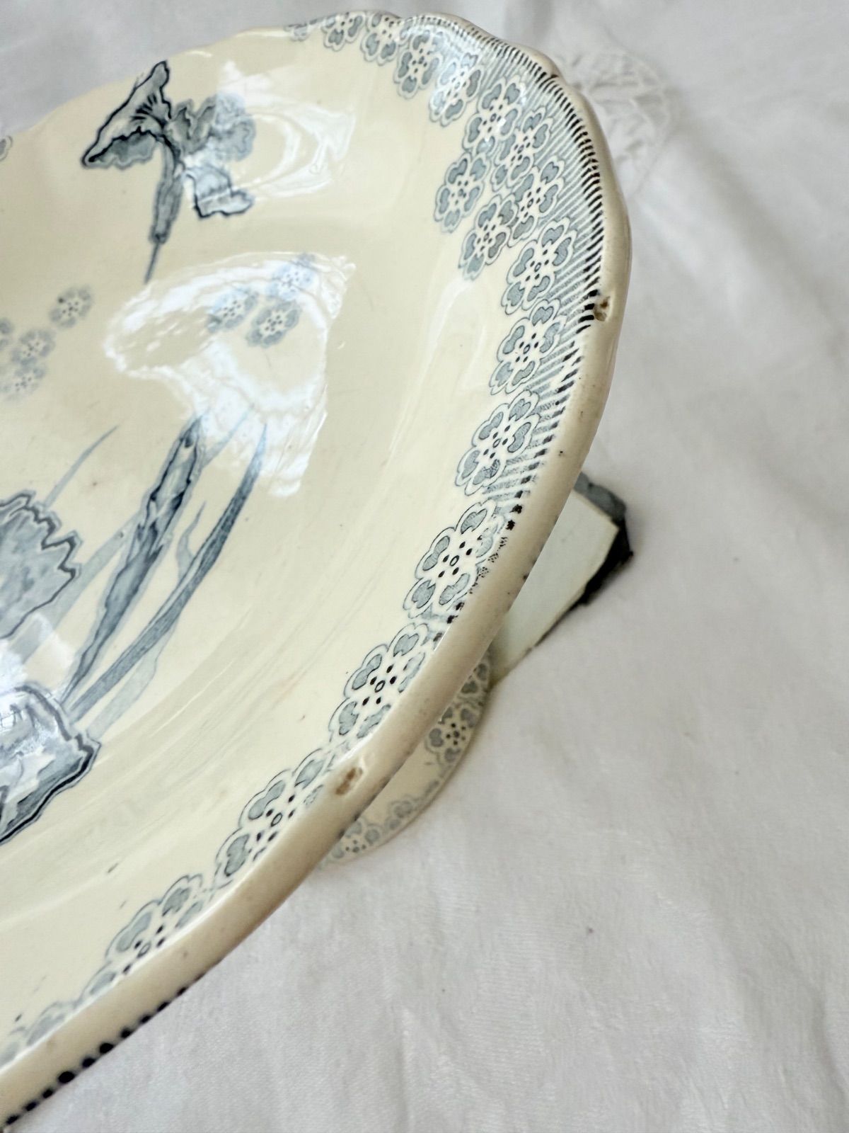 希少 HB&Cie Choisy le Roi IRIS terre de fer ショワジールロワ 花 