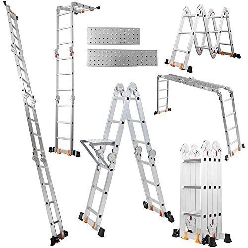 TORENA 3.6M多機能はしご 脚立 はしご兼用脚立 安全性能UP 簡単1…