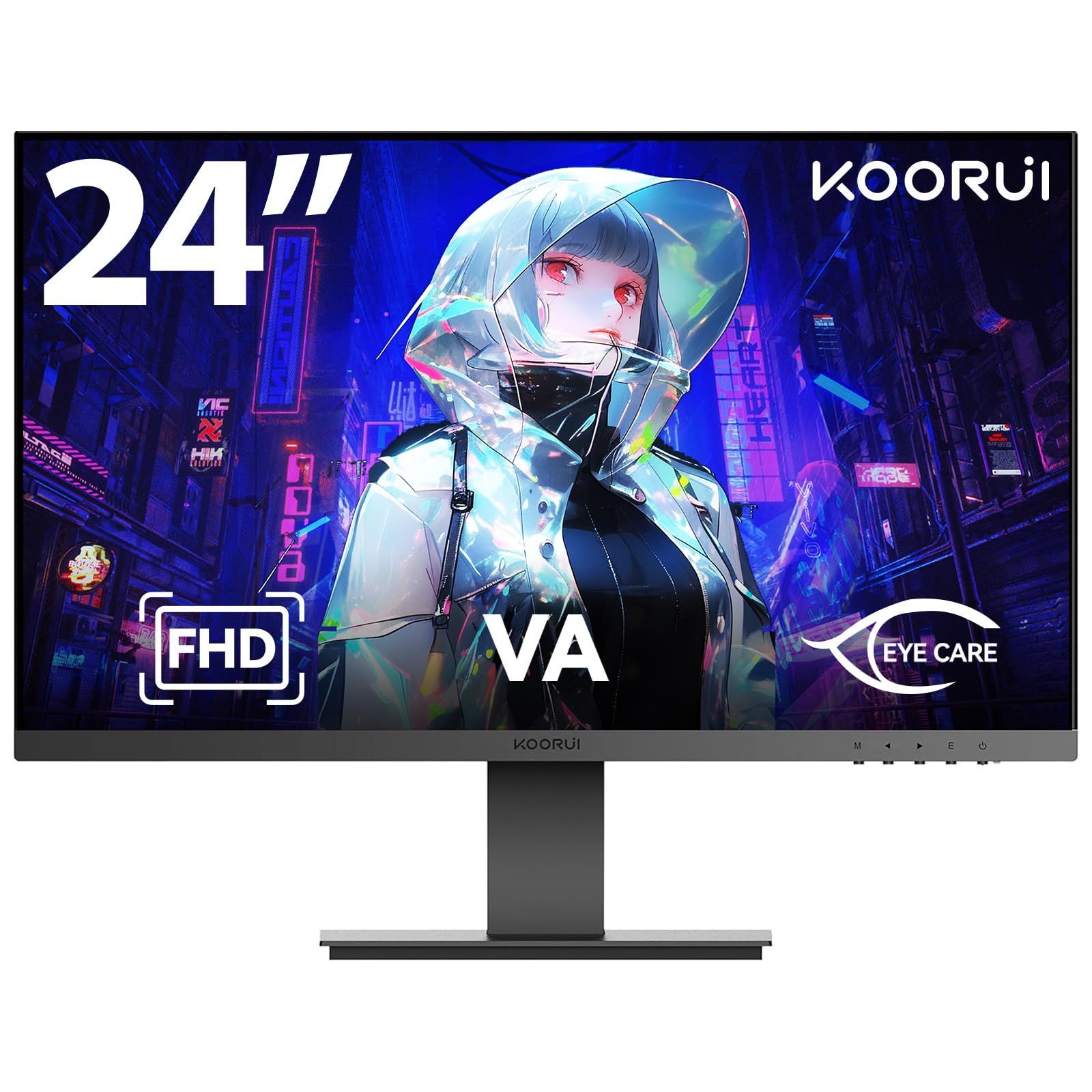 在庫処分】KOORUI モニター 23.8インチ 24N1A ディスプレイ VA 在庫処分】KOORUI モニター 23.8インチ 24N1A ディスプレイ VA