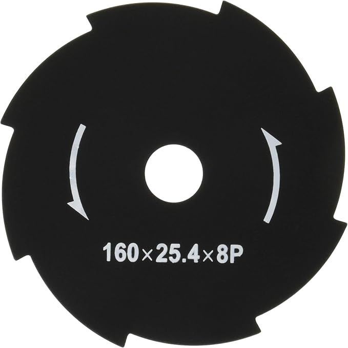 山善 充電・電気草刈機用替刃 外径160mm×8枚刃 1枚組 取付穴25.4mm JDKB-160