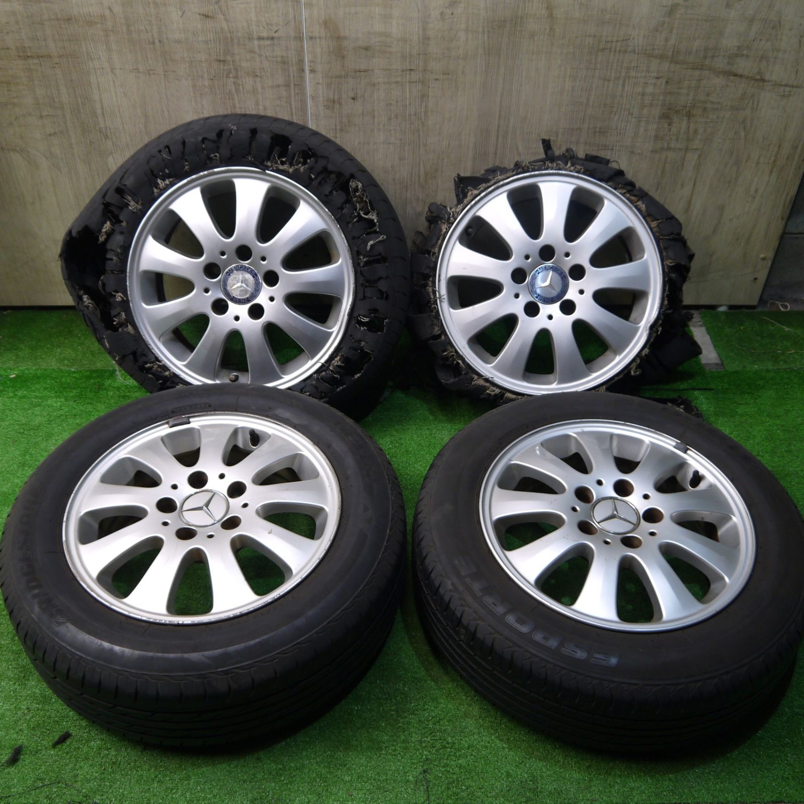 ★ベンツ Ａクラス W169 スタッドレスタイヤ 185/65R15 15X6，5J ET44 ★ 4本価格☆ベンツ Aクラス W169 純正 185⁄65R15 195⁄60R15 ブリヂストン