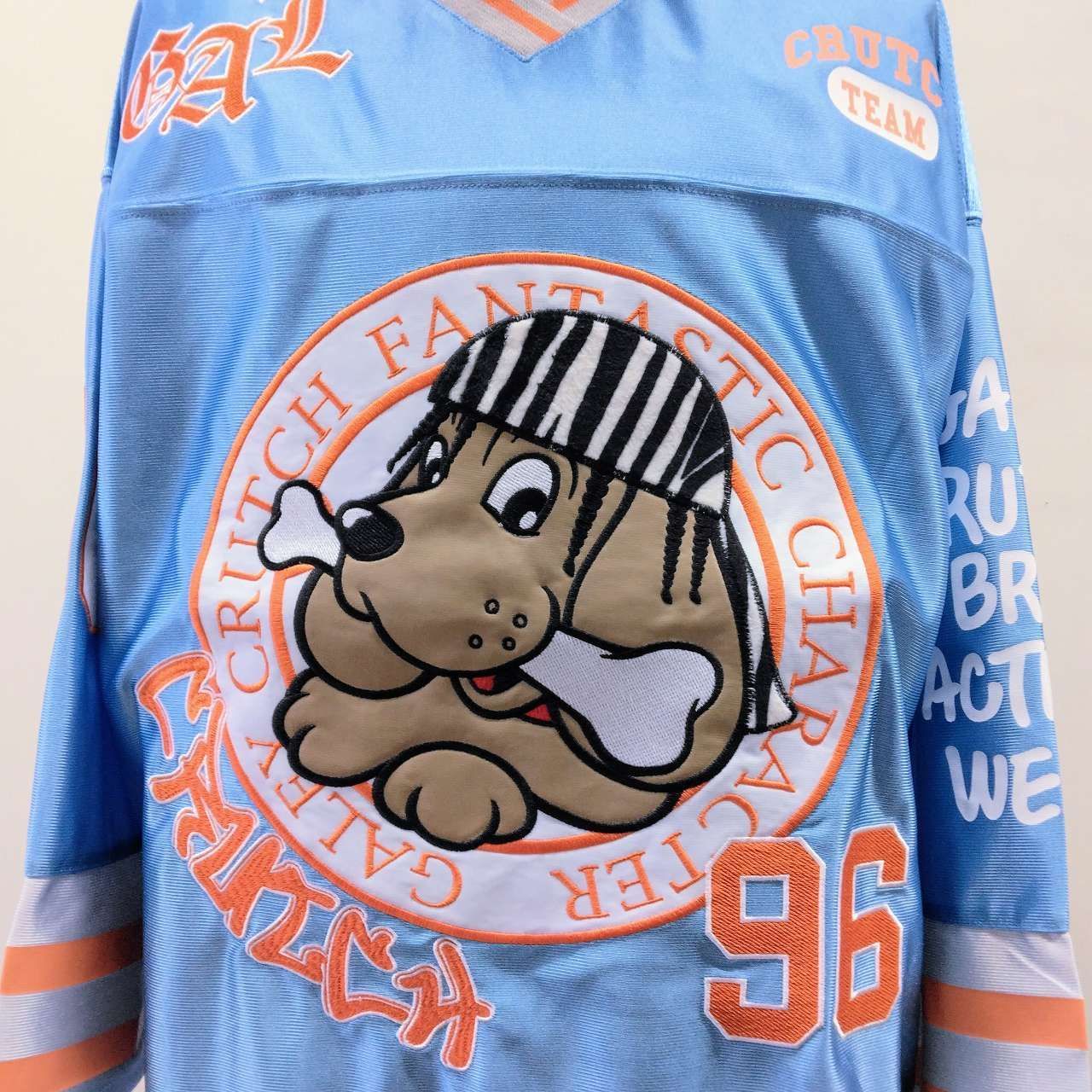 ガルフィー GALFY ホッケーシャツ ブルー サイズ L 中型犬サイズ XL 大型犬サイズ Galfy character hockey shirt