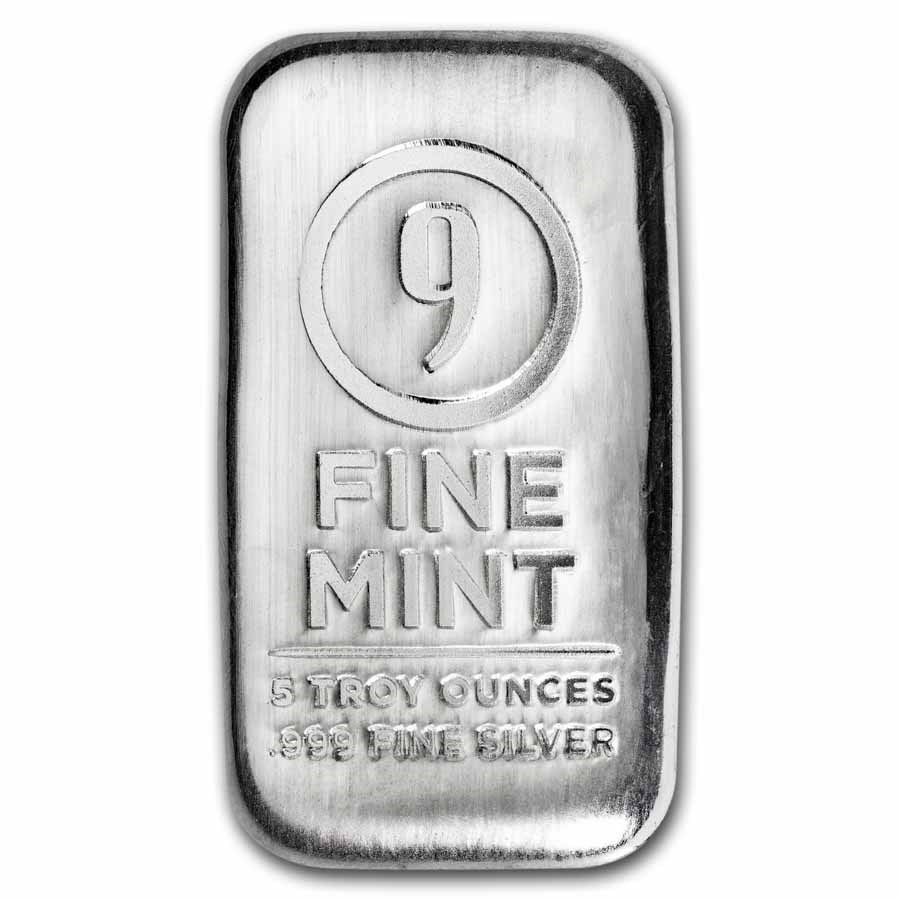 5オンス 純銀インゴット 純度999 ９Fine Mint【フォロワー様限定クーポン】 - メルカリ