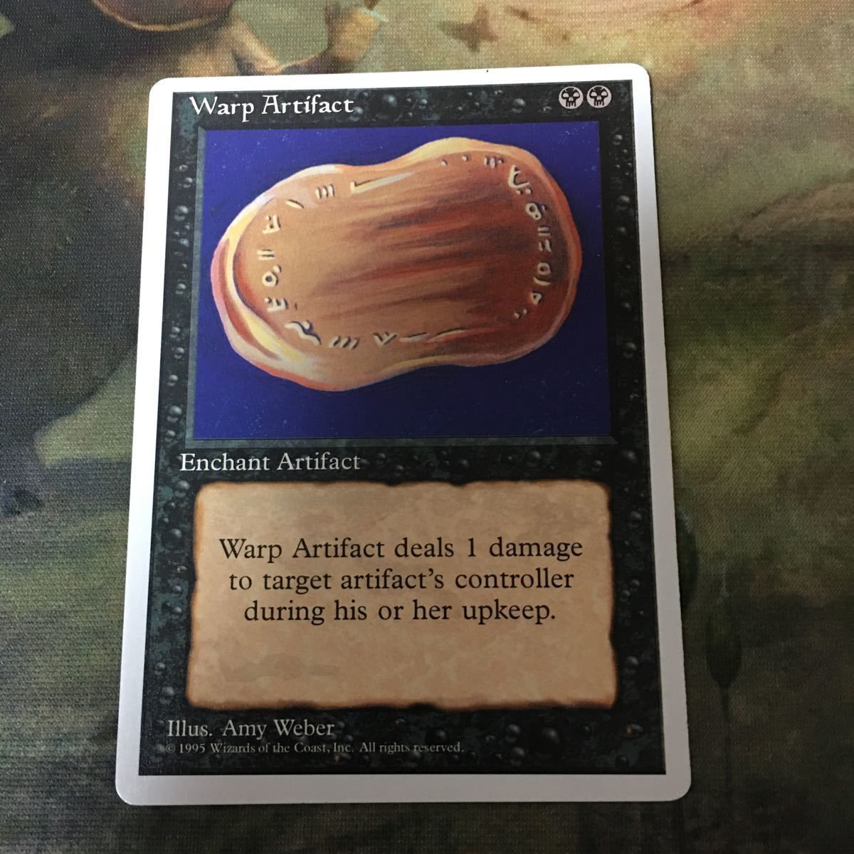 MTG/4ED/歪んだ秘宝/アルターネイト版/4枚 kw2 31 アルターネイト版 歪んだ秘宝 Warp Artifact 英語版 EN 4ED 黒R