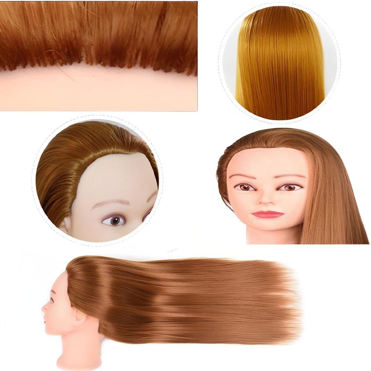 ヘアスタイリングセット（マネキン・ロッド・トレー） 数量限定】ヘアサロン トレーニングヘッド マネキン ウィッグ