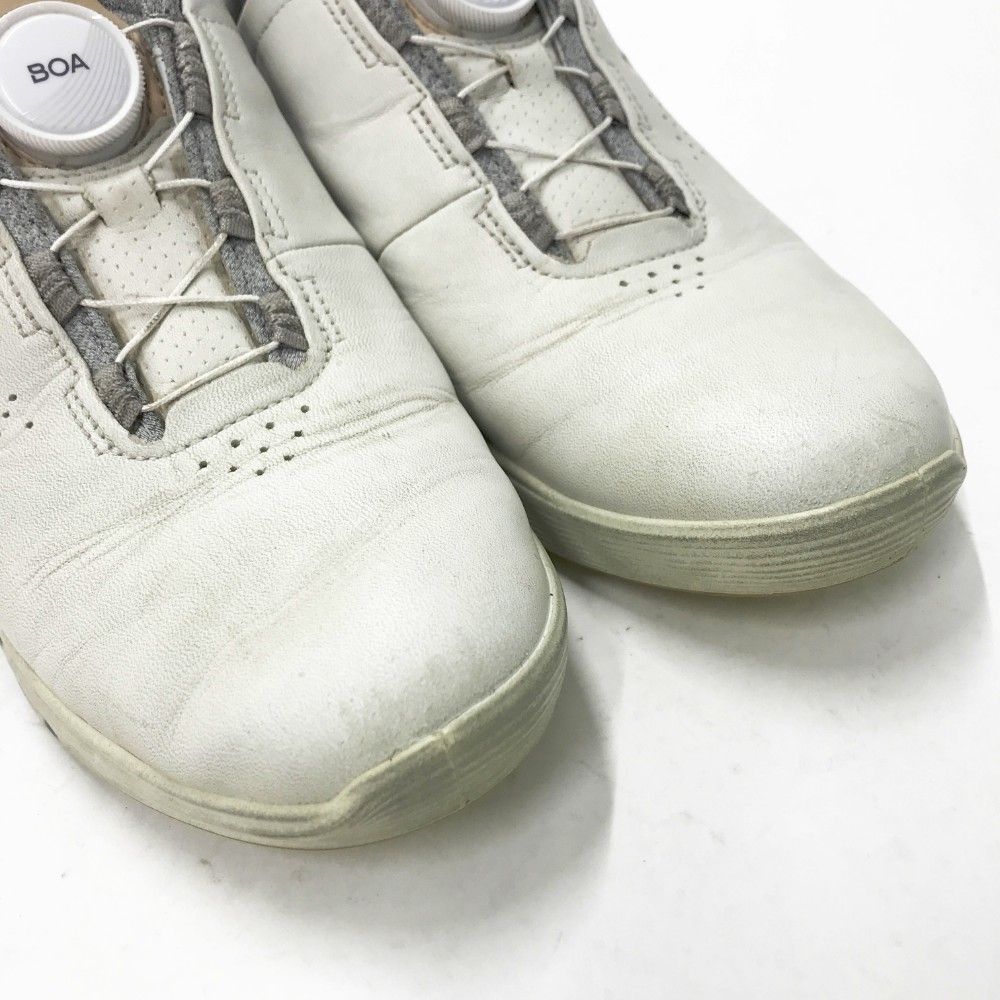 ecco エコー 102913 S-Three BOA スパイクレスシューズ  ホワイト系 37 [240101462068] ゴルフウェア レディース ストスト ecco エコー 102913 S-Three BOA スパイクレスシューズ ホワイト