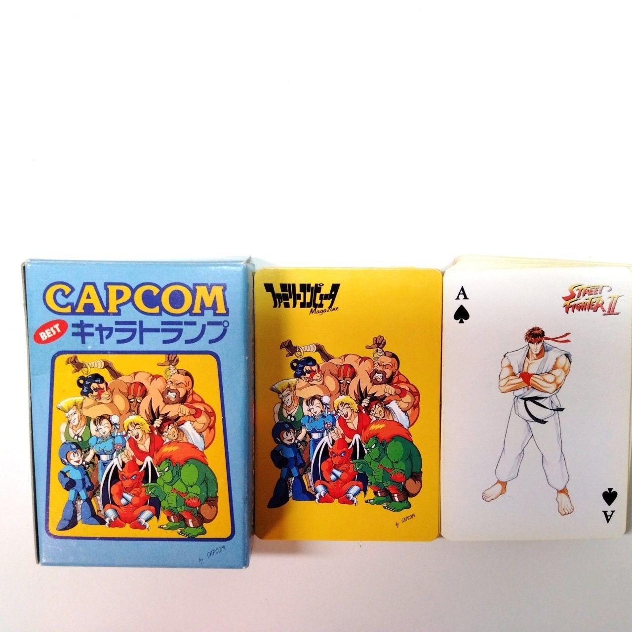 23イ） CAPCOM カプコン BEST キャラトランプ ファミリーコンピュータ