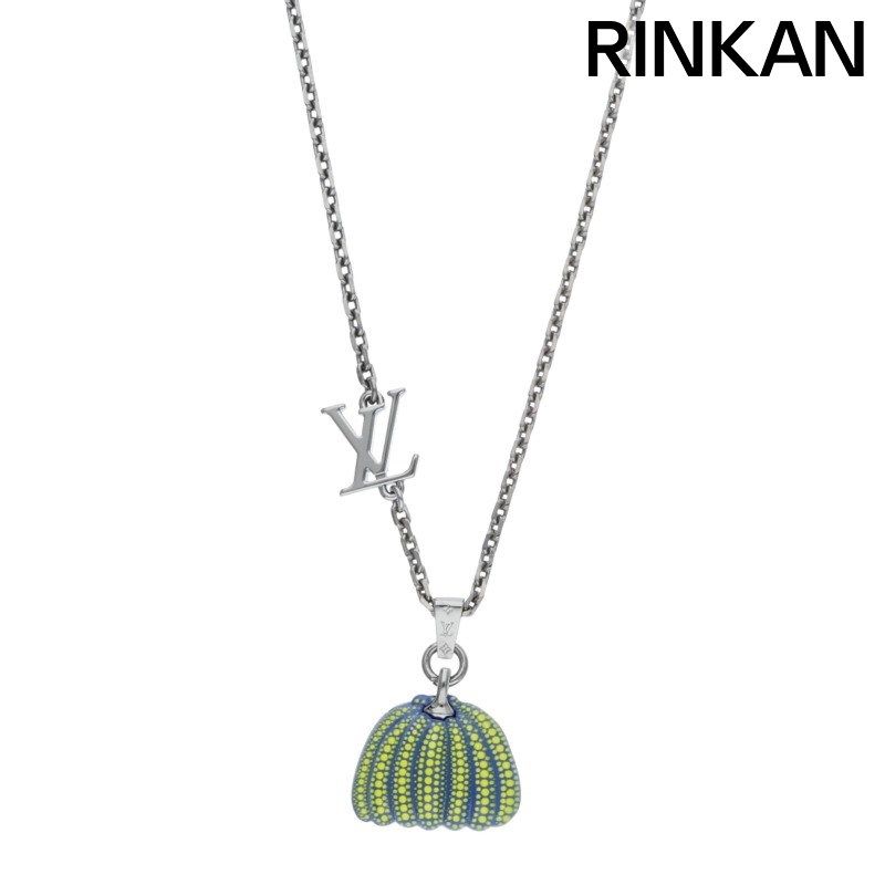 ルイヴィトン ×草間彌生 M01139 ×YKパンプキン メタルネックレス メンズ