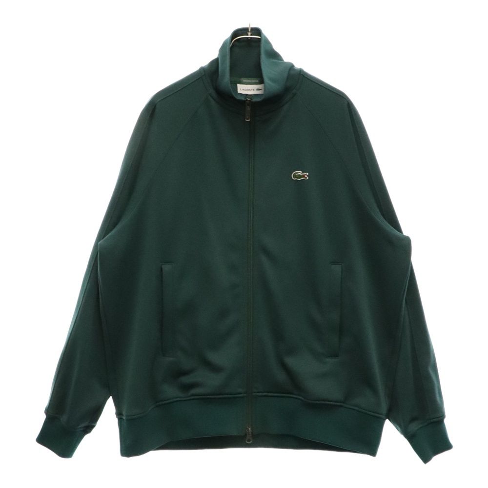 LACOSTE (ラコステ) BEAMS別注 ロゴワッペン付きジップアップトラックジャケット ジャージ パーカー グリーン SH713LJ