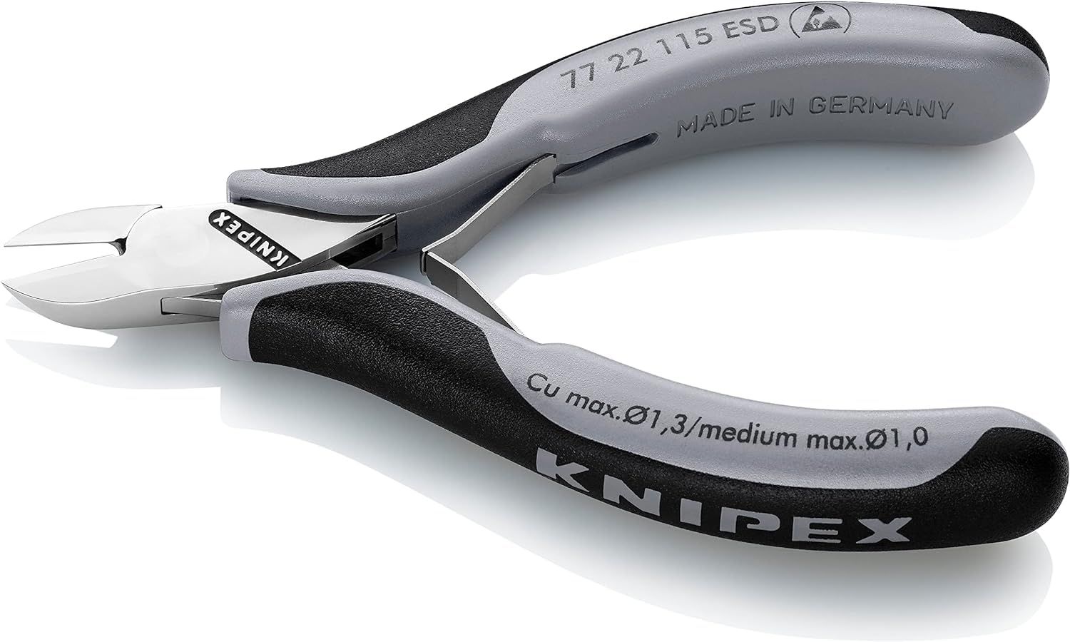 新着商品 クニペックス KNIPEX KNIPEX クニペックス ESD精密用ニッパー 115mm 7722115ESD