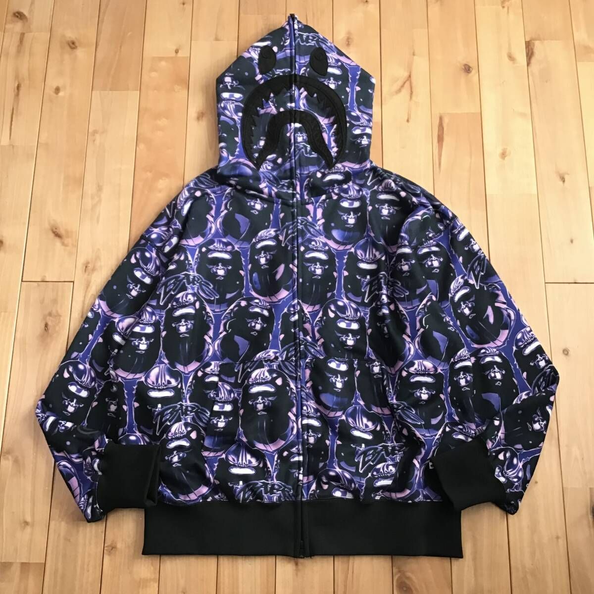 APE HEAD GRAFFITI SHARK FULL ZIP HOODIE Lサイズ a bathing ape BAPE シャーク パーカー エイプ  ベイプ アベイシングエイプ - メルカリ