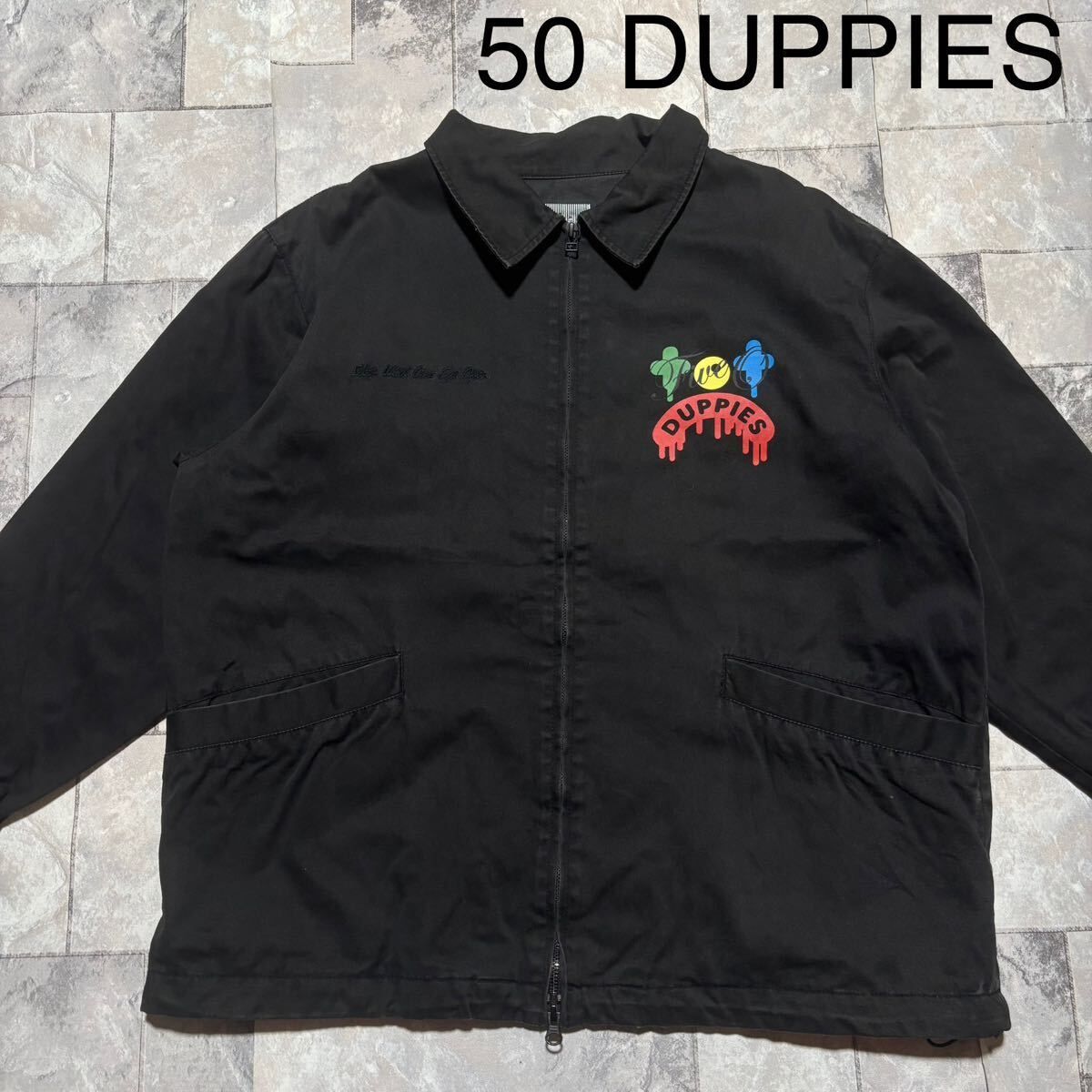 50 DUPPIES FIVE-0 ファイブオーダッピーズ ジップジャケット 刺繍 
