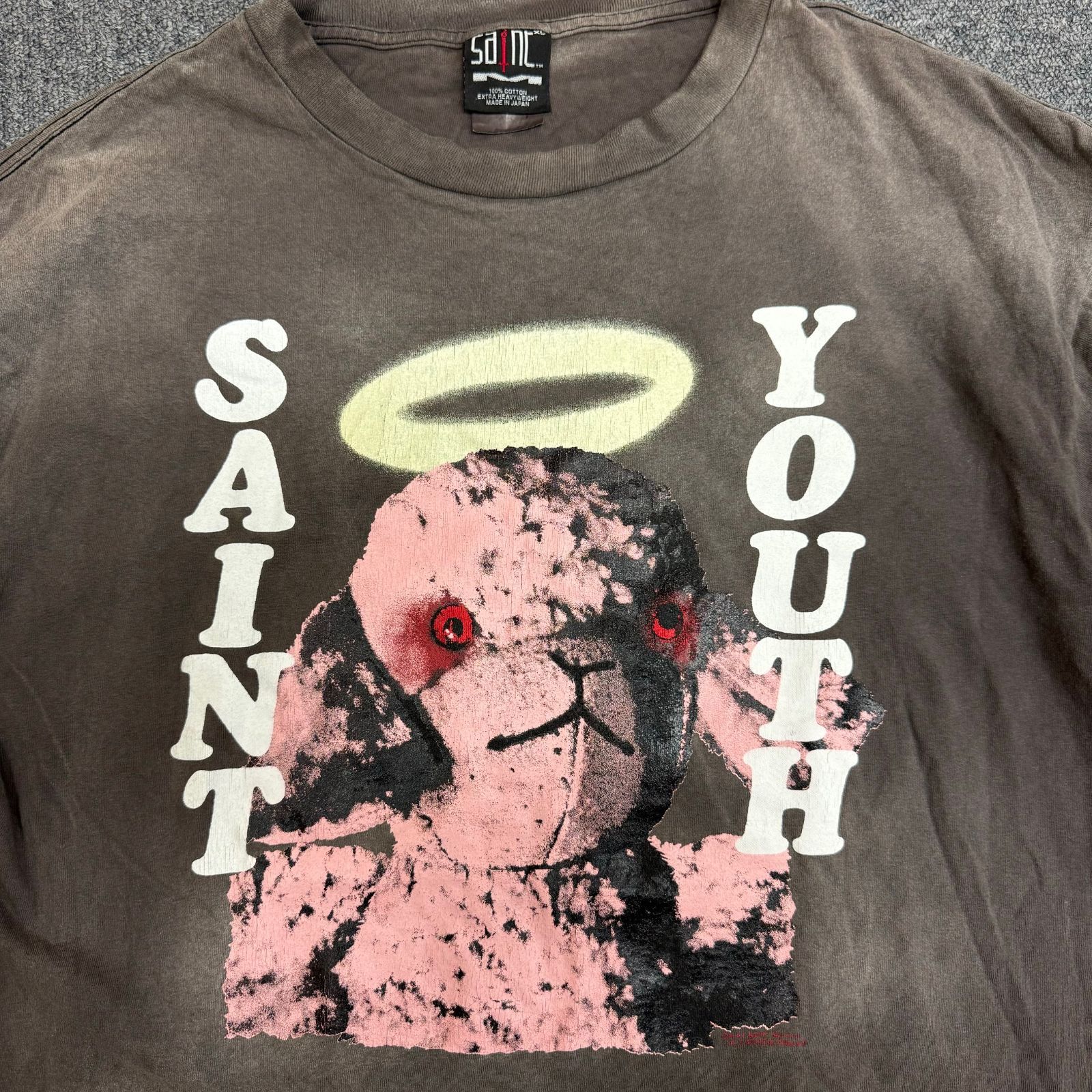 定価30800円 SAINT MICHAEL 21AW PINK SHEEP SAINT YOUTH T