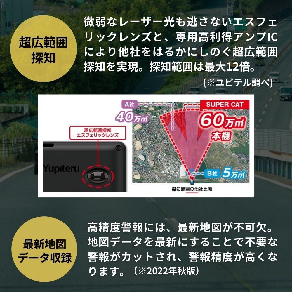レーザー＆レーダー探知機