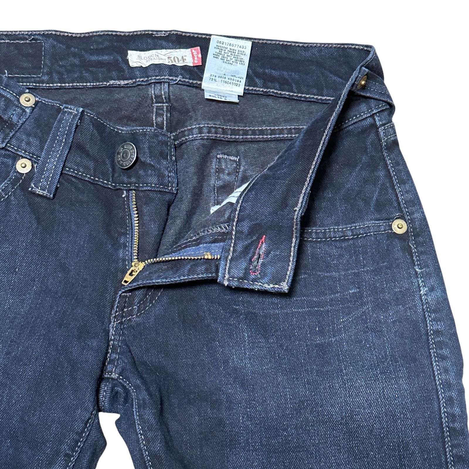 LEVI\u0027S 504 SLOUCH STRAIGHT メキシコ製 ローライズ ストレートデニム