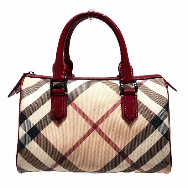 バーバリー BURBERRY ノバチェック バッグ ハンドバッグ ボストンバッグ レディース