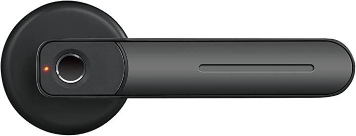 Trirock スマートドアロック 指紋電子錠 安全ロック ハンドルドアロック 指紋 メカニカルキー 補助錠 複数指紋登録可能 USB充電 - 9