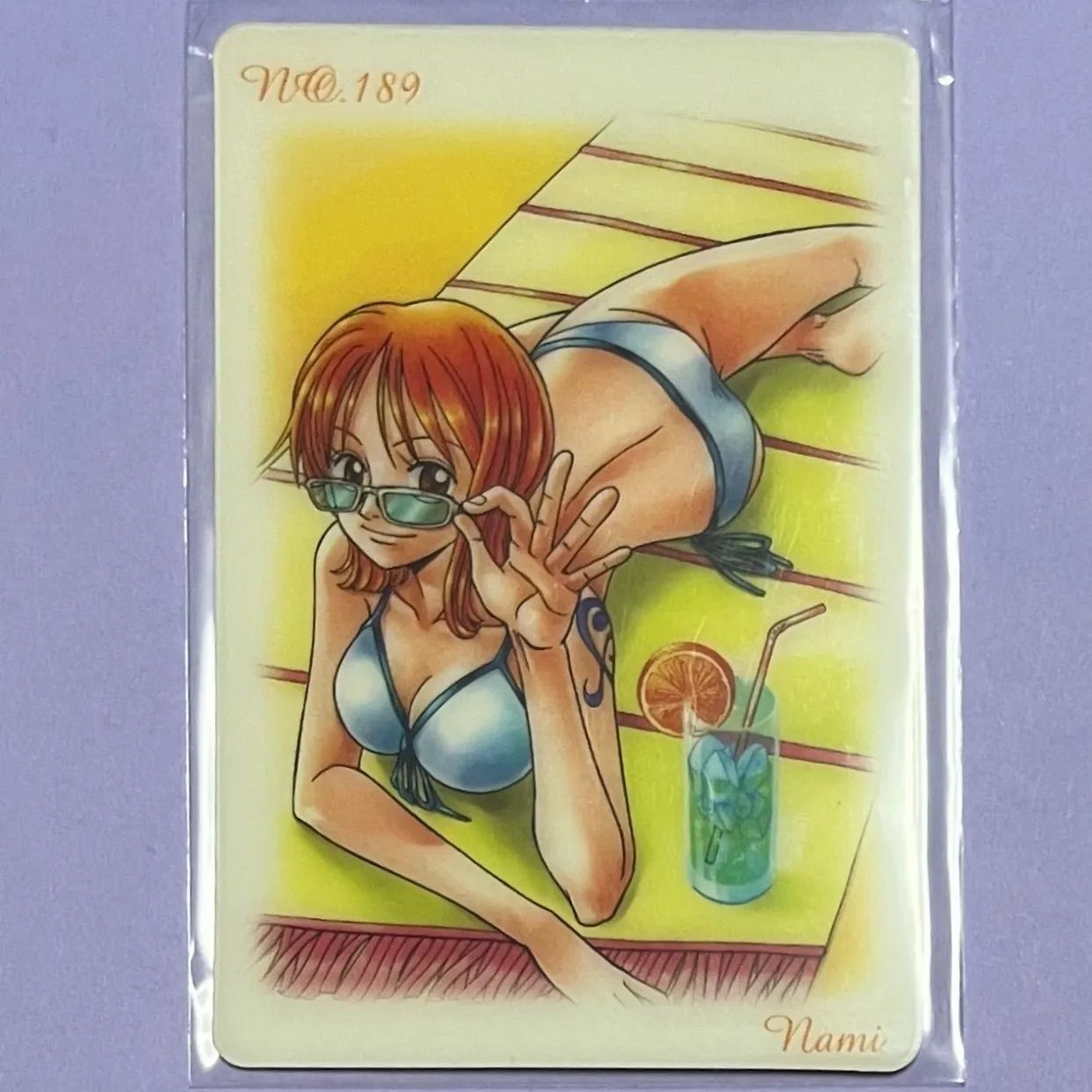 ワンピース ナミ 海賊王グミカード ONE PIECE カード 水着 ⑥ - メルカリ